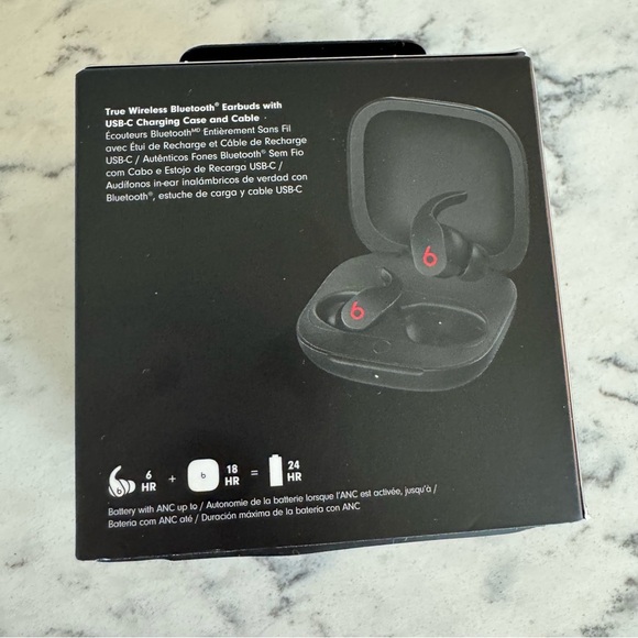 Beats Fit Pro True Wireless Noise Cancelling In-Ear Earbuds - Black - Picture 3 of 10